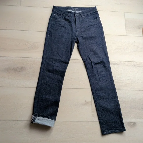 Lot of 2 Mack Weldon Jeans Mens 30x32 (Fit 30x30) Selvedge Silver Denim Stretch - Picture 16 of 16